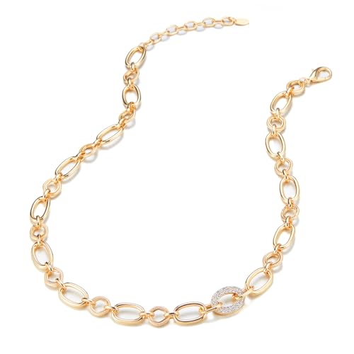 Long Gold Necklaces for Women Dainty Natural Stone Beaded Gold Necklace Mothers Day Gifts Boho Gold Costume Jewelry for Women - color: 01-Gold