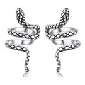 ChicSilver 925 Sterling Silver Ear Cuffs Non-Piercing Cartilage Earrings: Various Styles, Conch Cuffs (with Gift Box) - style: A: Snake Cuff