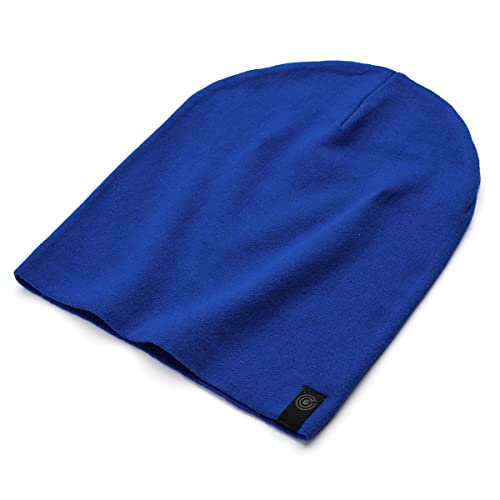 Revony Chemo Beanie Cap - Soft and Skin Friendly - 100% Cotton - color: Royal Blue