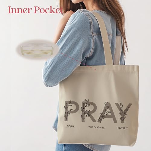 Aesthetic Tote Bag for Women | Medium Size with Inner Pocket | Stylish & Practical - color: Green Light