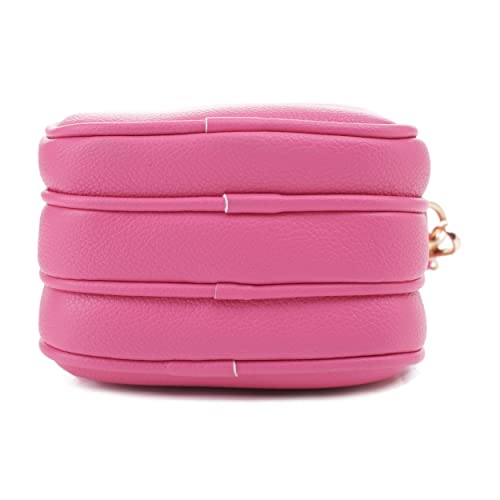 Mali+Lili, Josie Triple Zip Crossbody Bag - color: Fuchsia