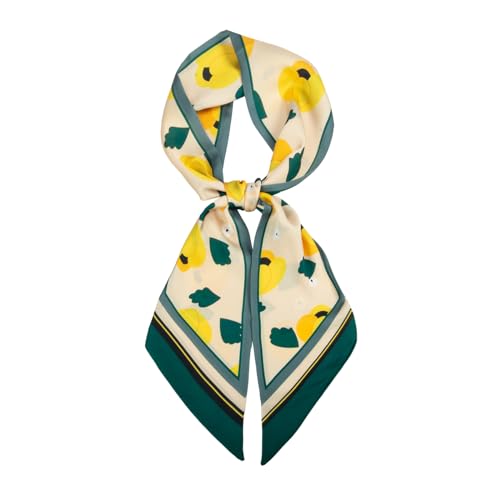 RIIQIICHY Hair Scarf for Women Like Silk Scarves Headband Neck Scarfs Twilly Purse Accessories - color: C013