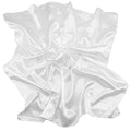 NZKNP Silk-Like Head Scarf - Women's Bandana Wraps - color: 15-white, size: 35"*35"