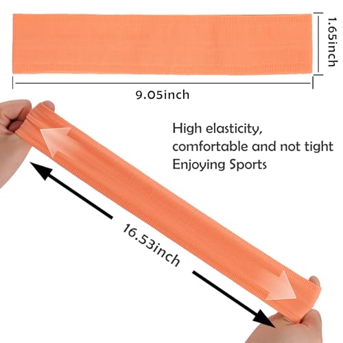 Workout Headbands Non Slip Headband Sport Headbands Sweatbands Elastic Sport Hair Bands for Sports Travel Indoor Fitness Gym - color: solid14