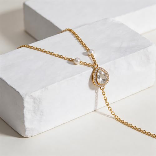 Back Necklace for Backless Dress Body Chain Jewelry for Women Adjustable Rhinestone Chain Necklace Bridal Jewelry for Weddings Summer Vacation - color: A5:body chain