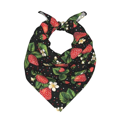 Head Scarf Hair Neck Scarves for Women Fashion Silk Satin Purse Bag Scarfs Handbags Bandana Neckerchief - color: Black Strawberry