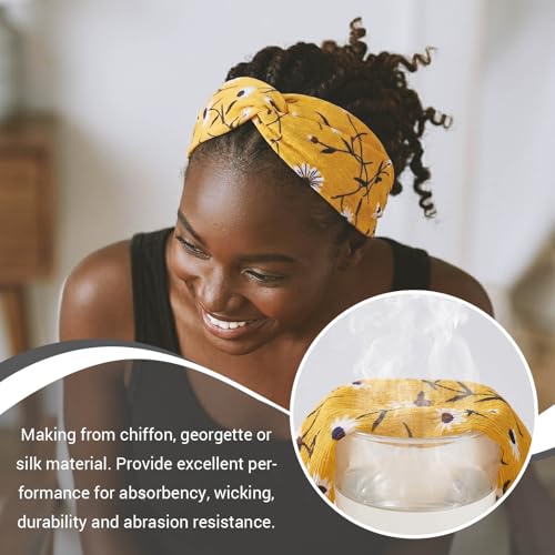 DRESHOW 10 Pack Boho Headbands for Women Girls Criss Cross Elastic Hair Band Twisted Head Wrap Floral Hair Accessories - color: 10 Pack C