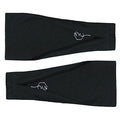Maven Thread Wide Workout Headbands for Women – Non-Slip Sweatbands for Gym, Running & Yoga - color: Black