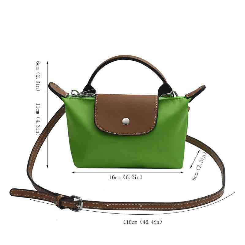 Fashionable and versatile handbag for women, mini shoulder bag, crossbody bag, coin purse, mobile phone bag - color: Green