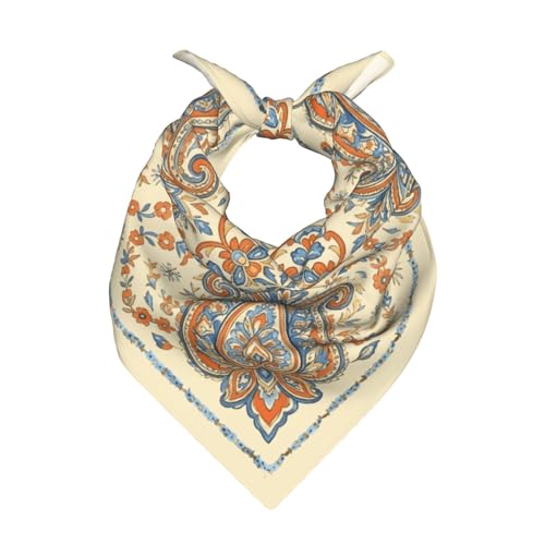 Head Scarf Hair Neck Scarves for Women Fashion Silk Satin Purse Bag Scarfs Handbags Bandana Neckerchief - color: Bohemian Flower