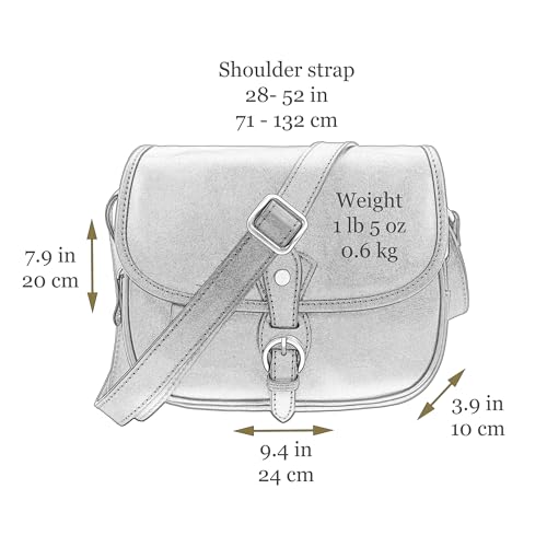 Time Resistance Leather Cross Body Bag for Women - Handbag, Shoulder, Messenger, Purse - color: Red