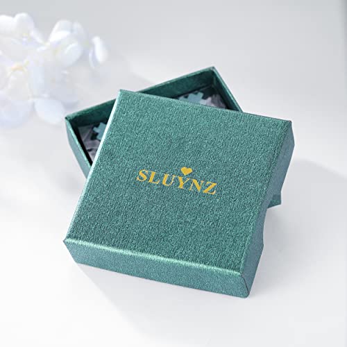SLUYNZ 925 Sterling Silver No Piercing Cuff Earrings Chain for Women Wrap Earrings Tassel Clip On Ear - color: Gold Plated
