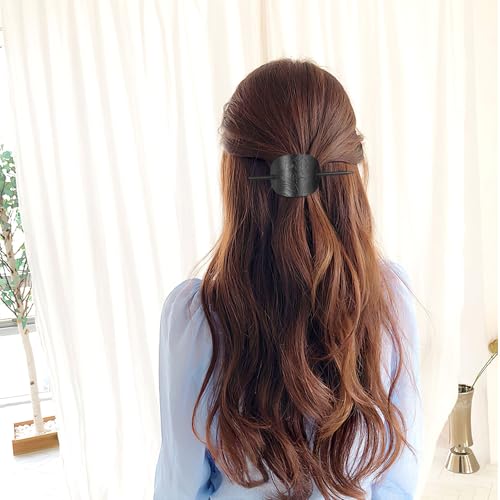Mobestech Hairpin Head Pieces for Women - Hair Clips, Bun Hair Pieces, Ponytail Holders, Leather Barrettes & Hair Sticks
