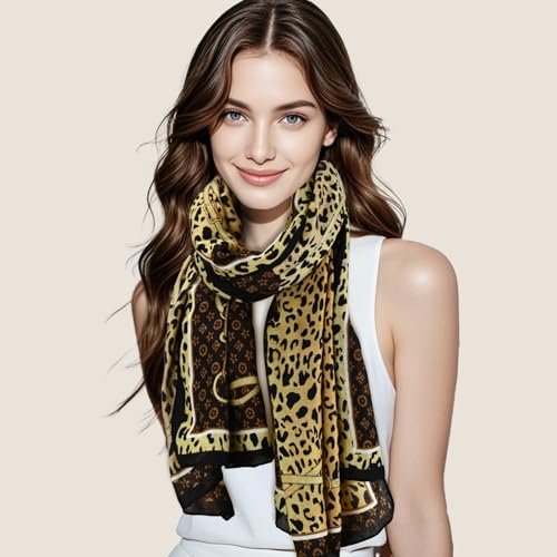 WZX Boho Scarf for Women, 70"x35" Large Lightweight Shawl Wrap for Travel, Sun Protection, Office & All-Season Wear - color: 008