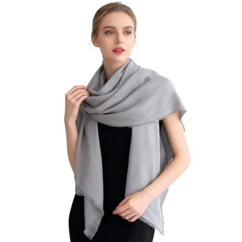 K-Elewon Large Square Scarf 51" Cotton and Linen Hand feel Scarf Fashion Scarves Hair Wrapping Scarfs Neck Scarves for Women - color: H2311