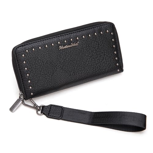 Montana West Hobo Bag for Women Crossbody Purse and Handbags Ladies Chic Shoulder Bags - color: Black-2pcs Set