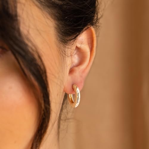 LLWOM Vintage Earrings,14k Gold Plated Gold Pearl,Moon, Star,Flower Earrings Hypoallergenic Lightweight Hoops Gifts - style: Star Earrings