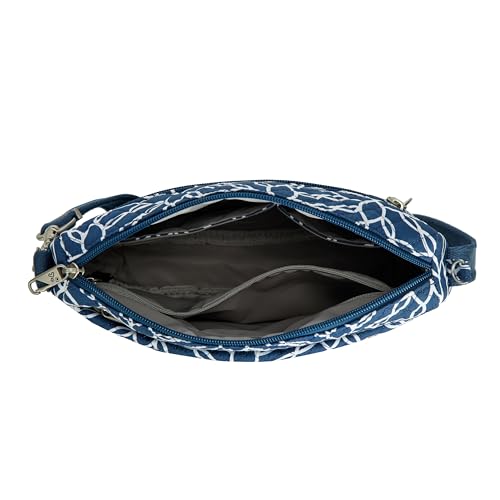 Travelon Anti-Theft Classic Small East/West Crossbody - color: Woven Flower