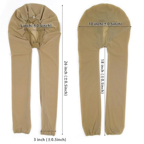 Bonnet for Braids, Braid Bonnets for Sleeping Women, Long Hair for Women, 2 in 1 Hair & Braids Protection - color: Skin