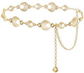 Suyi Chain Belt for Women Chunky Waist Chain for Ladies Dresses - size: Length 41"(25"+extended chain 16"), style: Gold 2