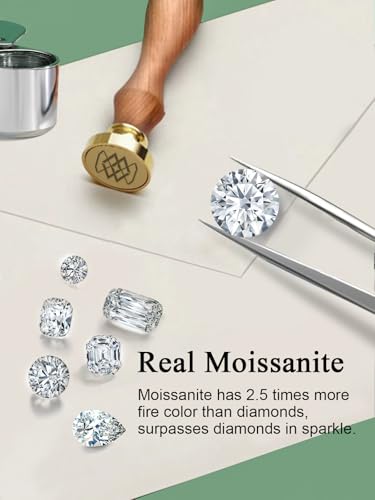 FWM Round Cut Moissanite Simple Open Rings for Women, Adjustable Ring, Solid Sterling Silver With Gold Plated, Stackable Wedding Band, Anniversary Valentines Mothers Day Christmas Gift - color: Round Cut - Yellow Gold, size: 9