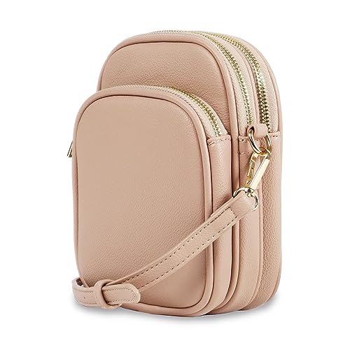 Mali+Lili, Josie Triple Zip Crossbody Bag - color: Neutural