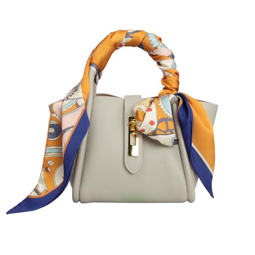 RIIQIICHY Hair Scarf for Women Like Silk Scarves Headband Neck Scarfs Twilly Purse Accessories - color: C020
