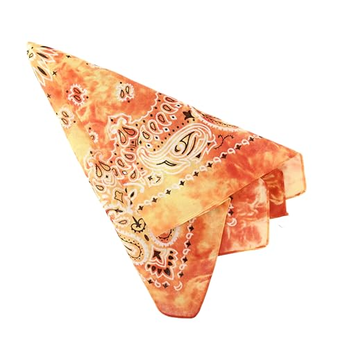 Motique Accessories Modern Tie Dye Bandana - color: Light Orange