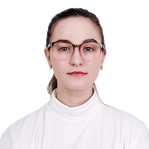 LifeArt Round Blue Light Blocking Glasses, Computer Glasses, Gaming Glasses, TV Glasses for Women Men (Clear Brown, No Magnification) - color: 13_days_clear Brown, size: +0.00(No Magnification)