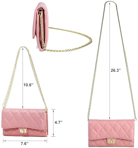 Small Cross Body Purses Sling Crossbody Bags for Women, Shoulder Bag Tote Purse Cross Body Bag Phone Bags - color: Q Pink