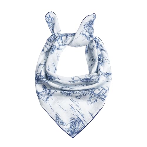 STARWHISPER Multicolored 22''x22'' Cotton Bandana for Women and Men Multi-purpose Headband Hair Scarf Protective Coverage - color: D9