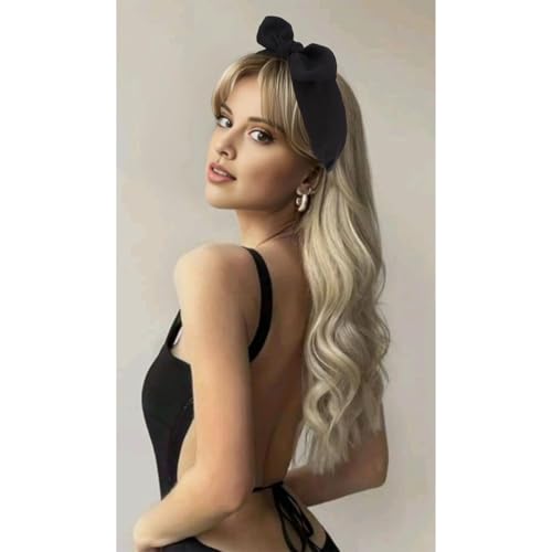 CURASA Big Bow Headbands for Women Cheetah Girls Leopard Headband with Bow Fancy Fashion Headbands for Women Leopard Hair Accessories