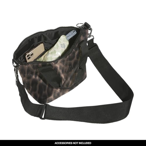 adidas Small Tote Mini Bag for Women and Men - color: Premium/Leopard Black-earth Strata/Black