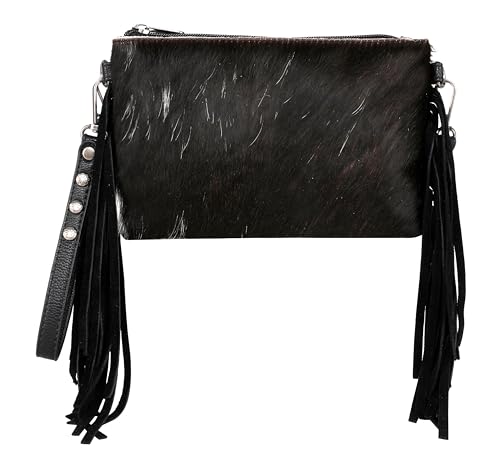 Montana West Western Purse for Women Crossbody Bag Wristlet Clutch Purse - color: A4 Black