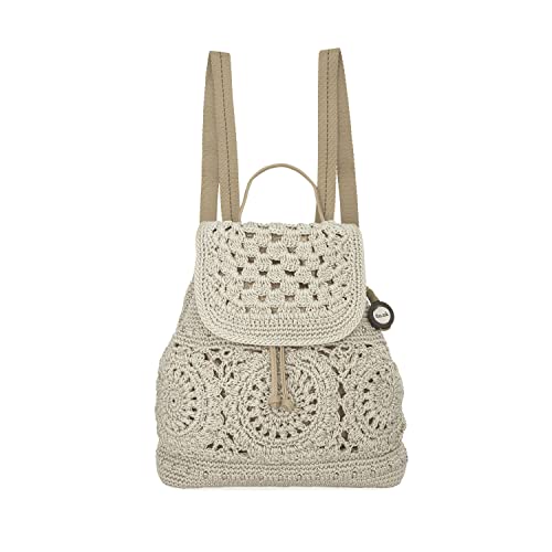 The Sak Sayulita Backpack - Hand Crochet Women's Backpack for Everyday & Travel - Daypack With Adjustable & Removable Straps