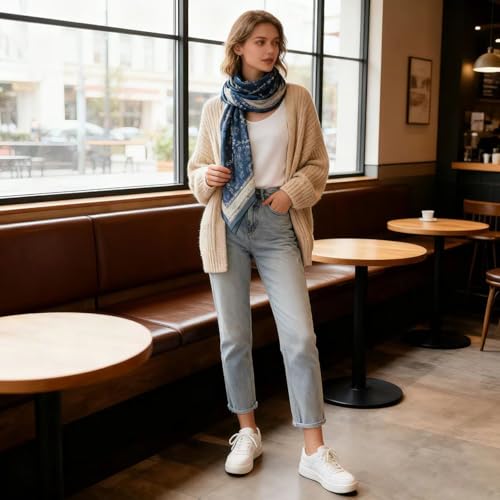 41" Large Square Scarf Hairscarf Fashion Scarves Hair Wrapping Scarfs Night Sleeping Headscarf for Women B06 - color: B064