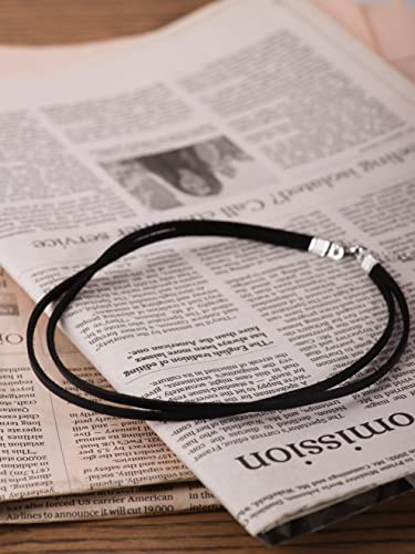 Sacina Goth Hippie Black Faux Leather Choker, Dainty Choker Necklace for Women, Gothic Boho Necklace, Halloween Christmas Jewelry Gift For Women