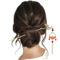Lantern Light Hairpin Hair Stick Hair Accessories Coiled Tassel Hair Antique Hair pin for Women #09 - color: Color 034#09