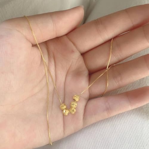 Gold Necklaces for Women Gifts - 14K Gold Plated Necklace for Women Necklaces for Her Tiny Fashion Jewelry for Teens，for Women Friends Jewelry Gifts，Necklace Gold Jewelry Birthday Gifts - style: Wufu Linmen necklace