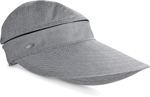 Women's Zip-Off Visor - UPF 50+ Sun Protection - Bel Aire - color: Black/White