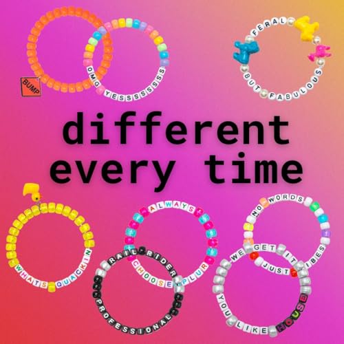 KANDI BAR 'Good Vibes' Collection (37 Rave Bracelets)
