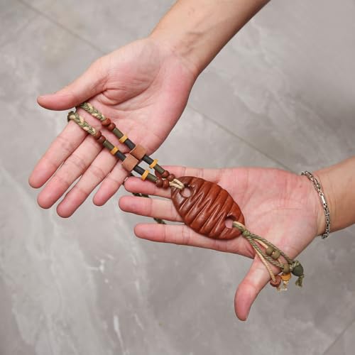STWTR Bohemian Beaded Necklace Pendant for Women Men Retro Colorful Ceramic Pendant Handmade Ethnic Tribe Boho Jewelry Gift - color: Irregular-2