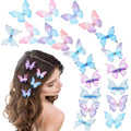 20Pcs Rhinestone Y2K Glitter Hold Hair Jaw Clips, Cute Hair Claws, and Butterfly Clips for Teens Women - Gifts - color: Novelty Style