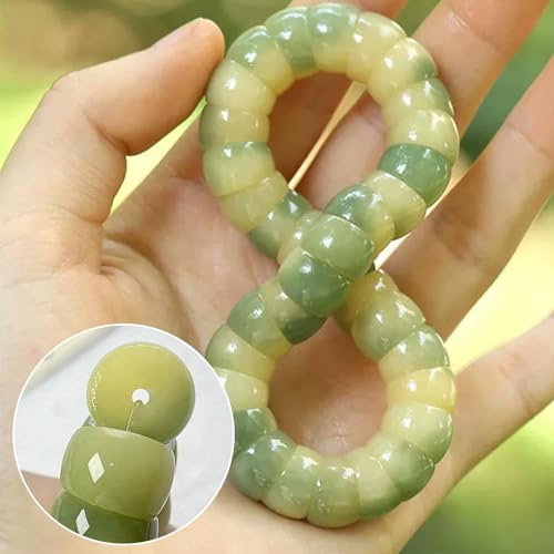 Fidget Bracelet Natural Bodhi Seeds Beaded Bracelets Zen Fidget Stretch Bracelets Alleviate Anxiety Stress Protection Healing Bodhi Jewelry Gifts for Women Men - color: A8:Fidget Bracelet