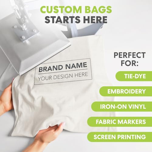Simpli-Magic Canvas Tote-Bags - size: 50 Pack