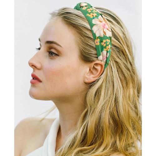VELSCRUN Headbands for Women Girls 12 Pack Stylish Top Knotted Headbands Flower Headband For Women's Hair Non Slip Women Fashion Head Bands Wide Hairband Mom Sisters Hair Accessories - color: Headband 38