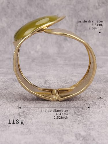 Gold Cuff Bracelet for Women Silver Beaded Bracelets Open Bangle Stackable Stretch Bead Bracelet Boho Jewelry Gifts for Wife Couple - style: Cuff Bangle Bracelets for Women