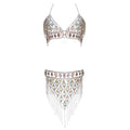 Women's Sexy Suit Body Chain - color: Silvery Color Body Chain Suit-099-2
