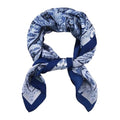 Guqqeuc Satin Head Scarf Silky Feeling Bandana Hair Wrap for Women Silk Scarves Paisley Headscarf Square Scarf Neckerchief - color: Blue