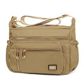 NPBAG Crossbody Bag for Women, Shoulder Purse Handbag Messenger Bag, Trendy Pocketbooks, Waterproof and Multi-Pockets - color: Khaki